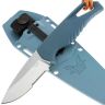 Нож Benchmade Intersect Serrated сталь MagnaCut рукоять Blue Santoprene (18050S)