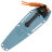 Нож Benchmade Intersect Serrated сталь MagnaCut рукоять Blue Santoprene (18050S)