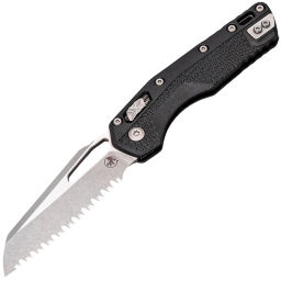Нож Microtech MSI Ram-Lok apocalyptic Serreated сталь M390MK рукоять Black Polymer (210T-12APPMBK)