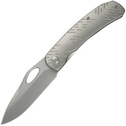 Нож WE Knife Inmate stonewash сталь CPM-20CV рукоять Gray Titanium/Raindrops (WE23096B-1)