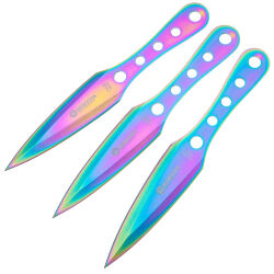 Ножи спортивные Бокера Rainbow 3шт в чехле