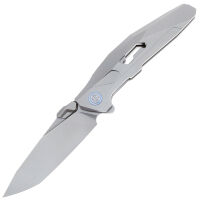 Нож Rike Knife Shadow T сталь M390 рукоять Gray Titanium