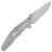 Нож Rike Knife Shadow T сталь M390 рукоять Gray Titanium