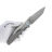 Нож Rike Knife Shadow T сталь M390 рукоять Gray Titanium