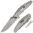 Нож Rike Knife Shadow T сталь M390 рукоять Gray Titanium