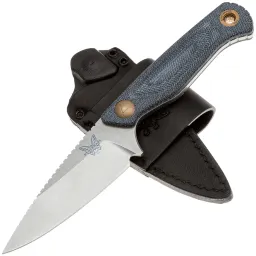 Нож Benchmade Dacian + Leather Sheath сталь MagnaCut рукоять Blue Denim Micarta (203-04) Нож Benchmade Dacian + Leather Sheath сталь MagnaCut рукоять Blue Denim Micarta (203-04)