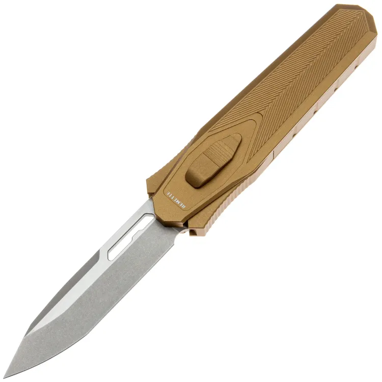Нож Remette Swordfish Tanto сталь S35VN рукоять Bronze Aluminium/Marble CF (ZL103D12)