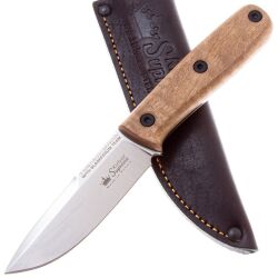 Нож Kizlyar Supreme Colada сталь AUS-10Co Stonewash рукоять орех