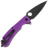 Нож Daggerr Resident DL blackwash сталь 8Cr14MoV рукоять Purple FRN