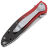 Нож Kershaw Leek сталь MagnaCut рукоять Red/Black Gradient Aluminium (1660GRD)