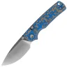 Нож Vosteed Porcupine satin сталь 14C28N рукоять Blue Ocean Micarta