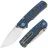 Нож Vosteed Porcupine satin сталь 14C28N рукоять Blue Ocean Micarta