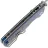 Нож Vosteed Porcupine satin сталь 14C28N рукоять Blue Ocean Micarta
