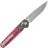 Нож Bear & Son Lawman сталь D2 рукоять Red bone/Carbon Fiber (RSMB22)