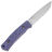 Нож Owl Knife Barn-S сталь JM390 рукоять микарта Джинс фиолетовая