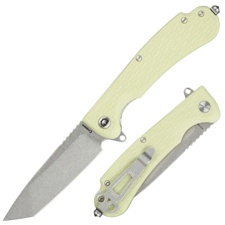 Нож Daggerr Yakuza DL stonewash сталь 8Cr14MoV рукоять Glow FRN