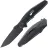 Нож Rike Knife Shadow T black сталь M390 рукоять Black Titanium