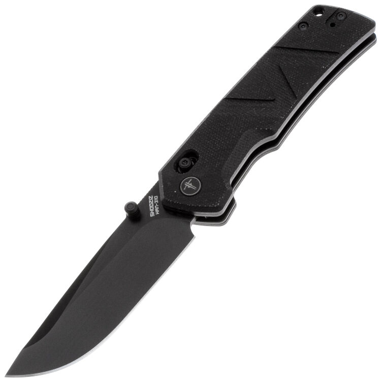 Нож SHOOZIZ HAN310 black сталь 14C28 рукоять Black Micarta