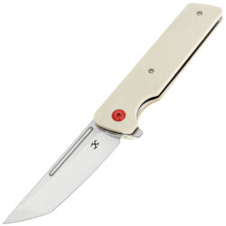 Нож Kansept Anomaly Tanto satin сталь S35VN рукоять Ivory G10