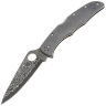 Нож Spyderco Endura 4 сталь VG-10 Damascus рукоять Titanium (C10TIPD)