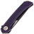 Нож Mr.Blade Finch blackwashed сталь AUS-8 рукоять Violet G10