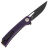 Нож Mr.Blade Finch blackwashed сталь AUS-8 рукоять Violet G10