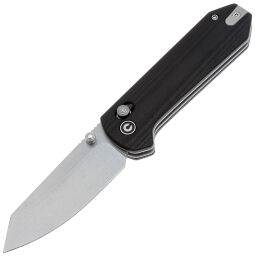 Нож CIVIVI Yonder stonewash сталь 14C28N рукоять Black G10 (C23073-1)