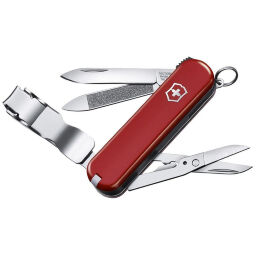 Нож-брелок Victorinox Nail Clip 580 Red 65мм (0.6463)