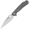 Нож Daggerr Sting frame lock stonewash сталь D2 рукоять Gray Stainless steel