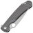 Нож Daggerr Sting frame lock stonewash сталь D2 рукоять Gray Stainless steel