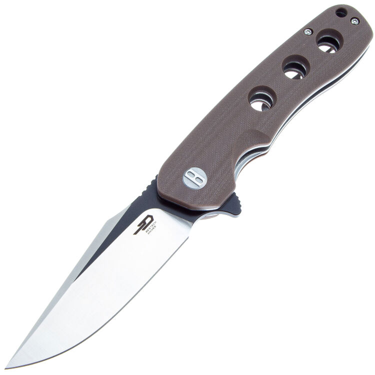 Нож Bestech Arctic Blackwash /Satin сталь D2 рукоять Brown G10 (BG33D-1)