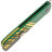 Нож Real Steel Karly satin сталь VG-10 рукоять Green/Gold Aluminium (6051)