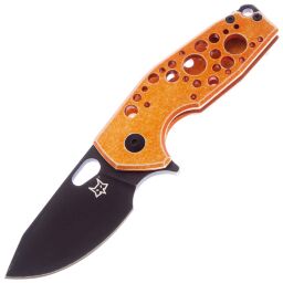 Нож FOX Suru Blackwash сталь N690Co рукоять Orange Aluminium (FX-526 ALO)
