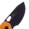 Нож FOX Suru Blackwash сталь N690Co рукоять Orange Aluminium (FX-526 ALO)