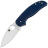 Нож Spyderco Sage 5 сталь CPM-SPY27 рукоять Cobalt Blue G-10 (C123GPCBL)