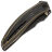 Нож WE Knife Quinseris blackwash сталь M390 рукоять Bronze Ti/Shreddedl CF (WE23093-2)