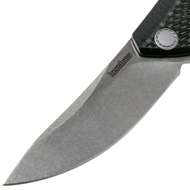 Kershaw Tumbler 4038 - Stonewash D2 Drop Point - KNIVES PLUS ®