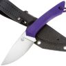 Нож 7 Ножей Джек малый Гибрид сталь N690 рукоять Violet G10
