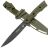 Нож НОКС Вятич-Т Blackwash сталь D2 рукоять Olive G10 (603-509444)
