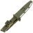 Нож НОКС Вятич-Т Blackwash сталь D2 рукоять Olive G10 (603-509444)