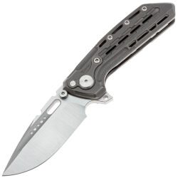 Нож Reate Terminator TX228 satin сталь M390 рукоять Dark Bead blast Titanium
