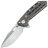 Нож Reate Terminator TX228 satin сталь M390 рукоять Dark Bead blast Titanium