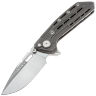 Нож Reate Terminator TX228 satin сталь M390 рукоять Dark Bead blast Titanium