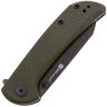 Нож Sencut Fritch blackwash сталь 9Cr18MoV рукоять Green Canvas Micarta (S22014-1)