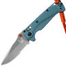 Нож Benchmade Mini Adira Serrated сталь MagnaCut рукоять Blue Grivory (18065S)
