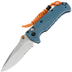 Нож Benchmade Mini Adira Serrated сталь MagnaCut рукоять Blue Grivory (18065S)