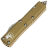 Нож Microtech UTX-85 S/E stonewash сталь M390 рукоять Tan Aluminum (233-10TA)