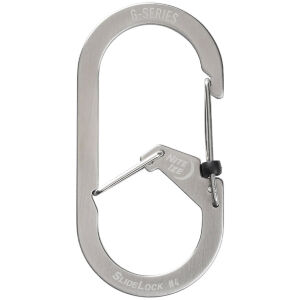 Карабин Nite Ize G-Biner SlideLock #4 Dual Chamber Carabiner Stainless (GSL4-11-R6)  (GSL4-11-R6)