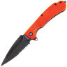 Нож Daggerr Urban 2 DL blackwash serrated сталь 8Cr14MoV рукоять Orange FRN