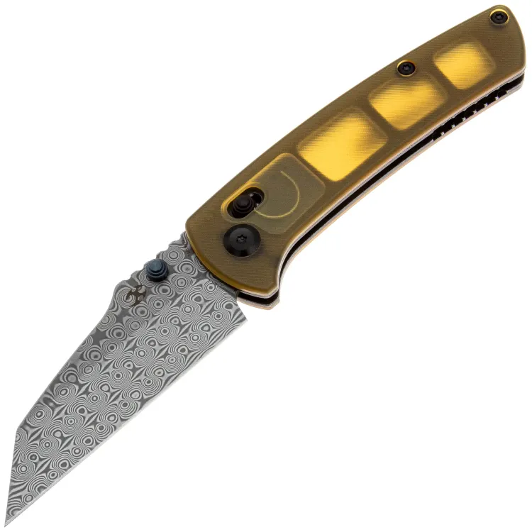 Нож Kansept Main Street сталь Damascus рукоять AmberUltem